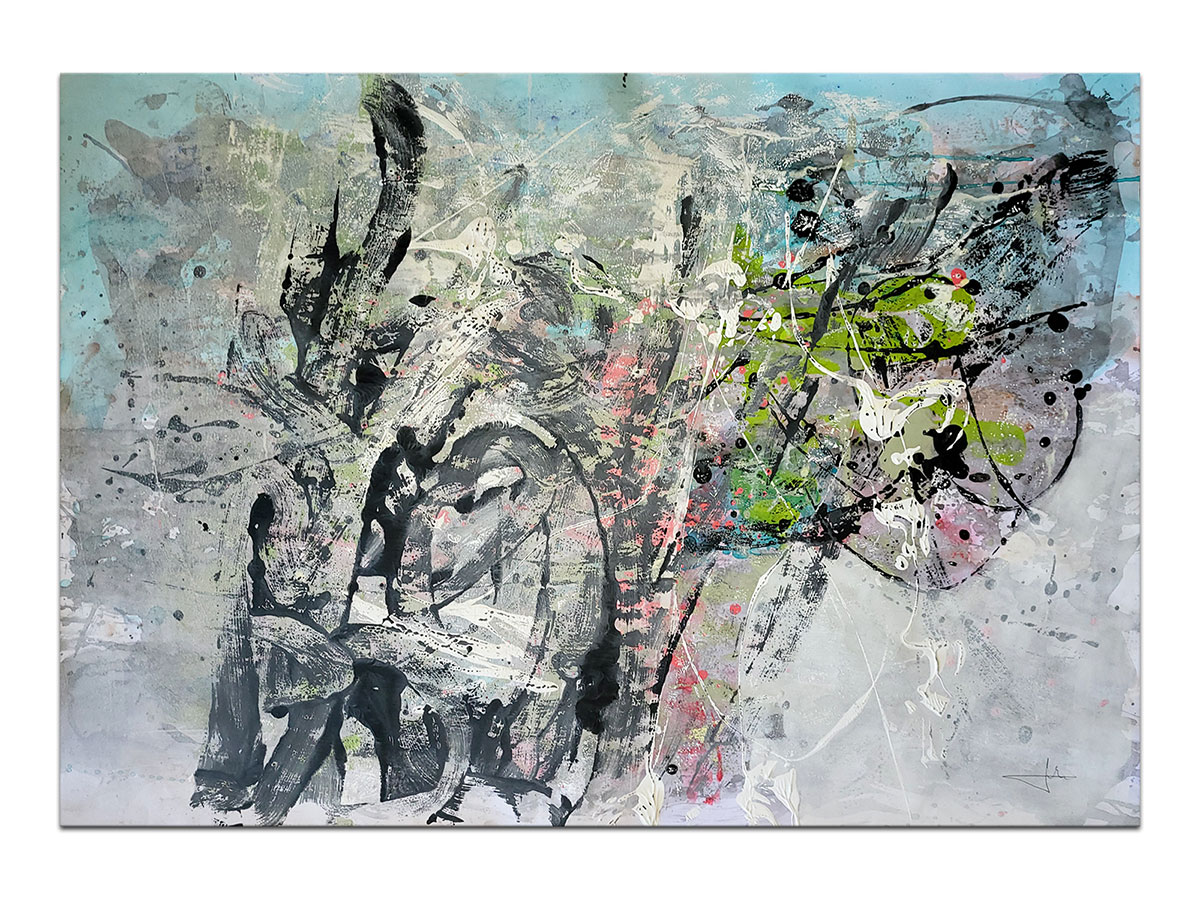 Moderne slike u galeriji MAG - apstraktna slika Sentimenti akril na hameru 100x70 cm
