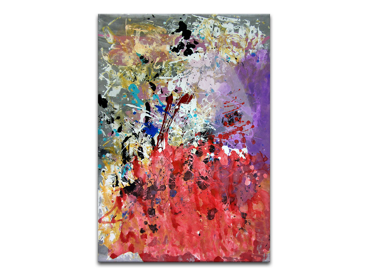 Moderne slike u galeriji MAG - apstraktna slika Izvor topline akril na hameru 100x70 cm