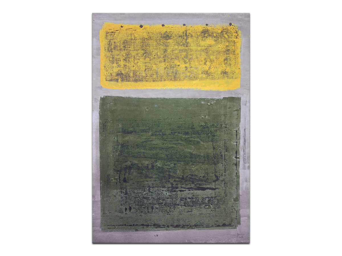 Moderne slike u galeriji MAG - apstraktna slika Rothkovi osvrti I akril na hameru 100x70 cm