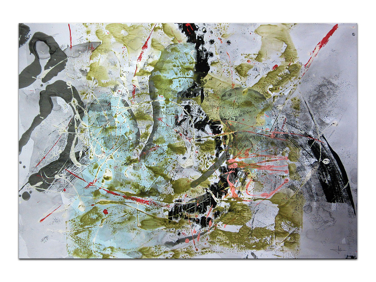 Moderne slike u galeriji MAG - apstraktna slika Slobodne vizije akril na hameru 100x70 cm