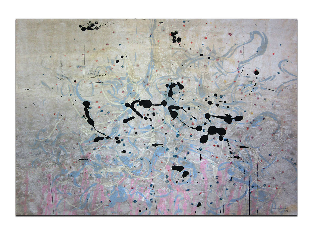 Moderne slike u galeriji MAG - apstraktna slika Nestale misli akril na hameru 100x70 cm