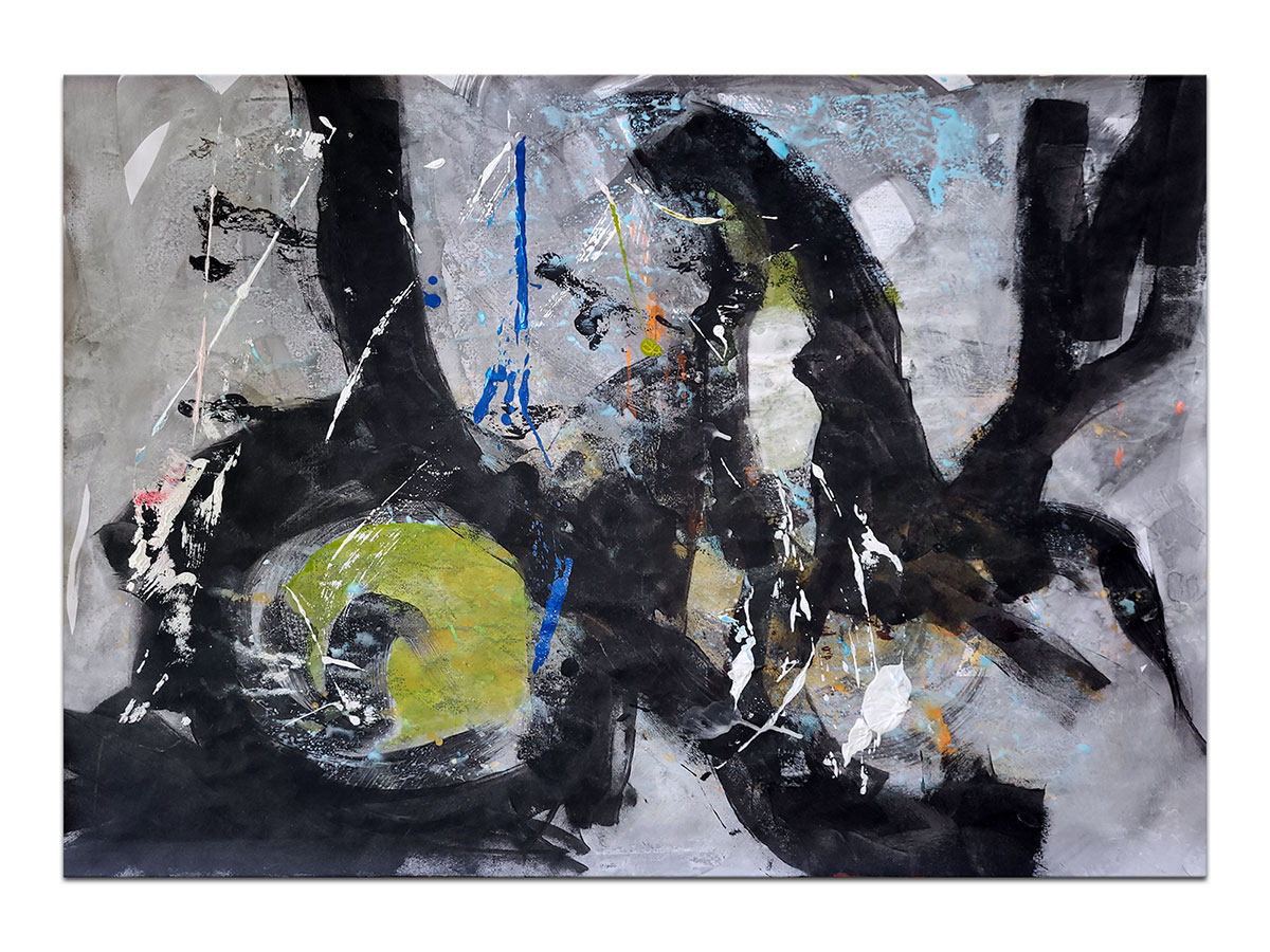 Moderne slike u galeriji MAG - apstraktna slika Wind of change akril na hameru 100x70 cm