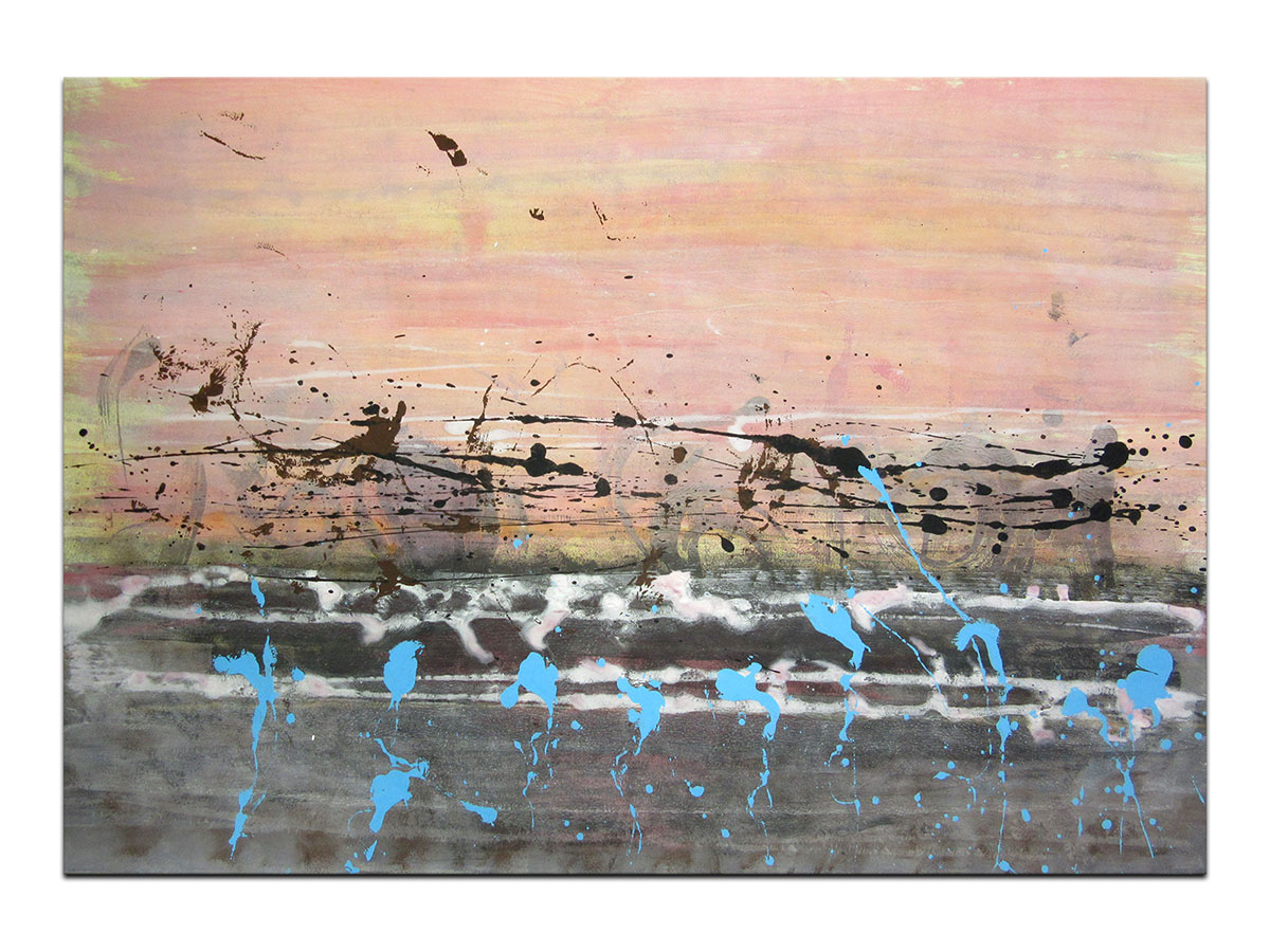 Moderne slike u galeriji MAG - apstraktna slika Simfonija ljeta akril na hameru 100x70 cm
